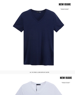 Camisa masculina de manga curta com gola v, camiseta fitness para homens da moda, frete grátis, tamanho 5xl, novo, 2021 - comprar online