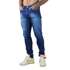 KIT 3 CALÇAS Jeans Masculino Sarja Skinny Slim Com Lycras moda fashion com bolso - comprar online