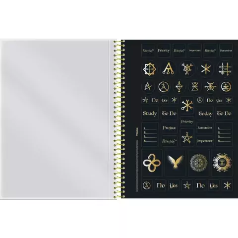 CADERNO 01X1 CAPA DURA MUT 80FLS. FORONI