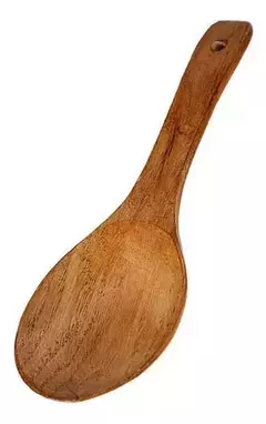 Cuchara madera 23cm ancha