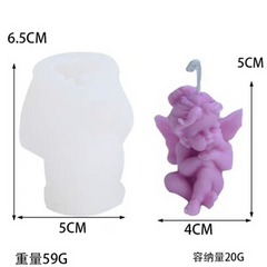Molde silicona vela angel 13D10