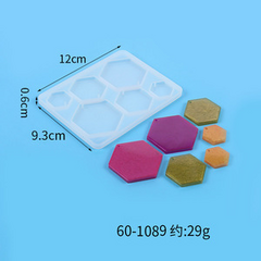 SILICONA ARITOS HEXAGONOS X6 RESINA - comprar online