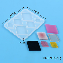 SILICONA ARITOS ROMBOS X6 RESINA - comprar online