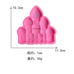 Silicona Rosa Castillo Grande - comprar online
