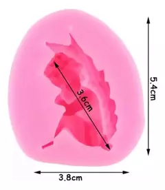 Molde silicona Resina-cemento angelito con alas - comprar online