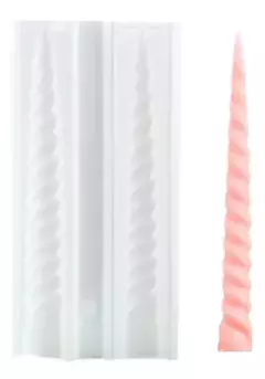 Molde Silicona para Vela Larga torsinado fino en internet