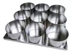 Set mini torta redonda x9