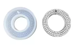 SILICONA RESINA Dije circulo con hueco diamante - comprar online