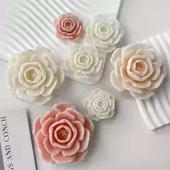 Molde silicona vela camellia chica - comprar online