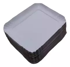 Bandeja de Cartón Blanca Reforzada