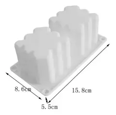 Molde de silicona para Velas burbuja corazon - comprar online
