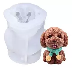 Molde de silicona perrito
