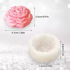 Molde silicona vela peonia grande Mod.2 - comprar online