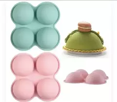 Molde silicona esferas grandes x4