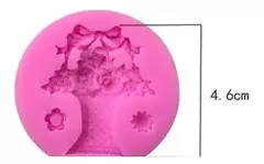 Silicona Rosa Florero con ramo - comprar online