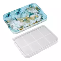 Molde silicona Resina Bandeja Rectangular - Granashop