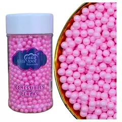 Perlas comestibles mix rosa pastel 85gr