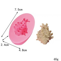 Silicona Rosa Caracola de mar - comprar online