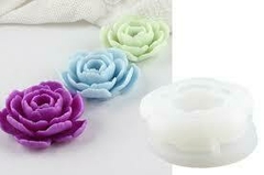 Molde silicona vela camellia chica - Granashop