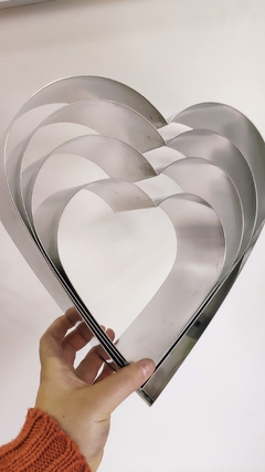 Cinturas de corazon 7,5cm de alto aprox - comprar online