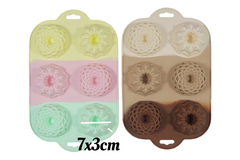 Molde silicona donas decoradas x6 - comprar online