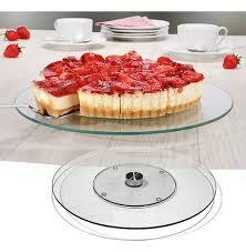 plato giratorio de vidrio 25cm