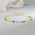 Pulseira Verde Esmeralda – Prata 925 com Zircônias