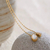 Colar Gotas de Charme • Pedra Natural e Gota com Zircônias - Via Ive | Joias e acessórios para todos os momentos