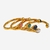 Pulseira Aura Cores – Design Escultórico com Pedra Natural - Via Ive | Joias e acessórios para todos os momentos