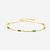 Pulseira Verde Esmeralda – Prata 925 com Zircônias