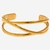 Pulseira Interlace Dourada Com banho a Ouro 18K - comprar online