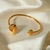 Pulseira Gota Dourada Com banho a ouro 18k - loja online