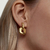 Brincos bold oval ouro e prata na internet