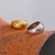 Anel Dome Dourado – Design Escultural e Atemporal