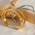 Pulseira Interlace Dourada Com banho a Ouro 18K