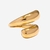 Anel Brume – Design Contemporâneo com banho a ouro 18K - loja online