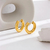 Brincos Argola Bold – Dourado Clássico - comprar online