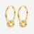 Coleção Brinco Argola Aurora Infinito – Prata 925 Banhada a Ouro 18K na internet