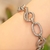 Pulseira Estrutura Oval – Aço com Fecho T-Bar