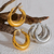 Brincos Argola Bold Suave Ouro na internet