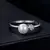 Anel Perola - Prata 925 com Moissanite - loja online