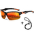Óculos Esportivo Polarizado UV400 Vermelho