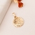 Medalha de São Jorge banhada a ouro 18k - comprar online