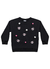 Moletom Felpa Panda com pompom - Preto