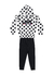 Conjunto moleton infantil Love - Preto e Branco
