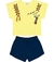 Conjunto Menina Fashion Style Amarelo - Rovitex