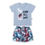 Conjunto Surf bermuda tactel azul - Marlan