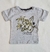 Conjunto camiseta e bermuda moletinho saruel Cinza e Preto - By Gus - comprar online