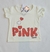 Camiseta Pink Summer Off White - By Gus