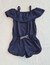 Macaquinho em Crepe Azul Marinho - By Gus - comprar online